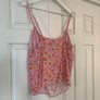 Primark Orange & Pink Floral Top Image 10