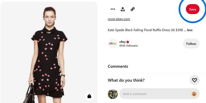 Kate Spade black falling floral ruffle detail dress with pink/red petals Sz 4 (Fit 10 UK) - Rrp 398 Dollars