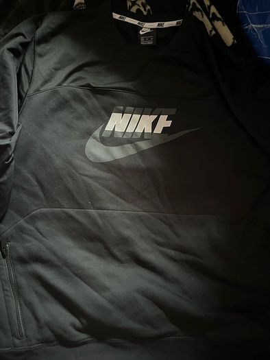 Nike air max jumper sweatshirt zip pocket size xxl