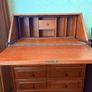 Oak Edwardian Bureau Chest/ Study Desk Image 2