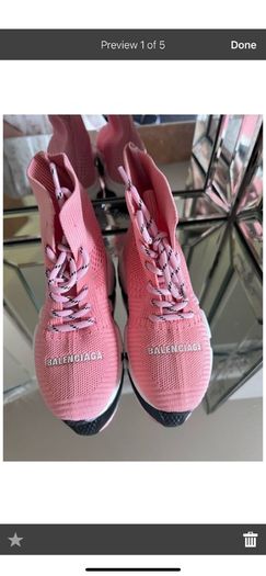 Balenciga girls sock sneakers size11
