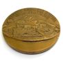 Vintage Heavy Bronze French Medal By Roland Irolla Image 6