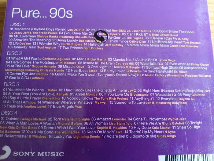 Brand New "Pure 90's cd