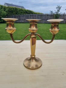 Vintage brass candlestick