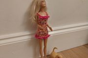 Barbie and her pet dogs