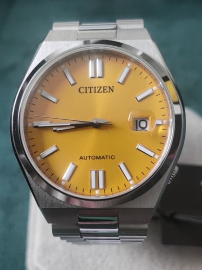 Citizen Tsuyosa Automatic Movement Watch NJ0150-81X, Yellow, Sapphire Crystal, 40mm
