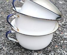 enamel ware  pots