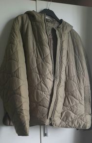 Khaki coloured onion quilted jacket