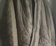 Khaki coloured onion quilted jacket