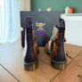 Dr Martens 1460 Black Sabbath Leather Boots UK 9 Image 6