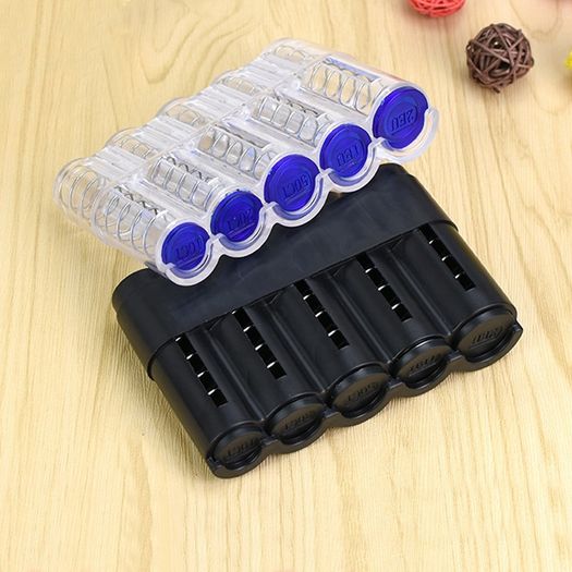 Coins Plastic Storage Box Coin Dispenser Sorter Easy Change Purse for Taxi Drivers/Bar Restaurant (Black)