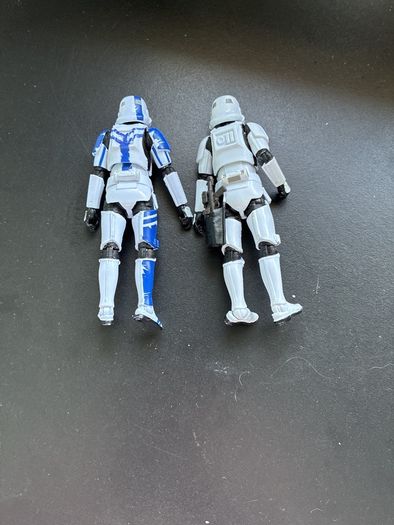 Star Wars TVC stormtrooper commander & Stormtrooper
