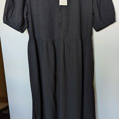 M&S modal rich checked shirt dress