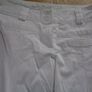 Ladies White Cotton Bootleg Trousers for Sale Image 6