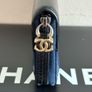 chanel Gabrielle Navy black Small zip wallet Retail 990 Euro Image 4