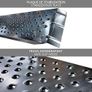 Loading Ramps, 2 Steel Ramps Heavy Duty for Van, Lawnmower, ATV, Quad Motorcycle, 400 kg Max Loading, 135 x 23 cm Image 5