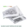 Glass Clear Tarpaulin 2m x 2.4m (7' - 8') 310 gsm Image 2