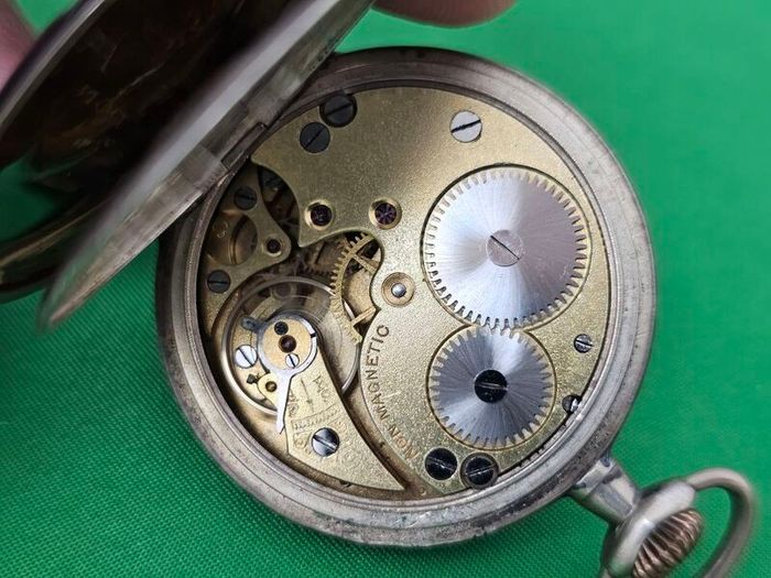 Antique Silver Swiss Made Early 1900s Pocket watch