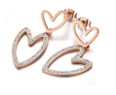 new heart earrings
