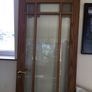 1 set of White Oak Glazed Double Doors Image 2
