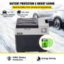 Car Refrigerator, 12 Volt Car Refrigerator Fridge, 50 L Single Zone Portable Freezer with Wheels and Handle, -4F-68F, 12/24V DC and 100-240V AC Compressor Cooler for Outdoor, Camping Image 3