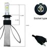 2pcs H4 3 Color 60W 9600Lm Headlight 6000K/4300K/3000K 12V Yellow Fog Lights for car Brightest Led Lamp Copper Cooling Led lights Image 7