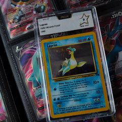 Lapras ! Holo Rare ! from Fossil Set ! PCA 9 ! Near Mint ! 1999 ! Graded Pokemon Card ! PSA !