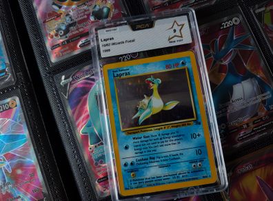 Lapras ! Holo Rare ! from Fossil Set ! PCA 9 ! Near Mint ! 1999 ! Graded Pokemon Card ! PSA !