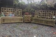 Rustic Planter Trellis