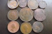 Lot Of Old Danish Coins (1813-1874)