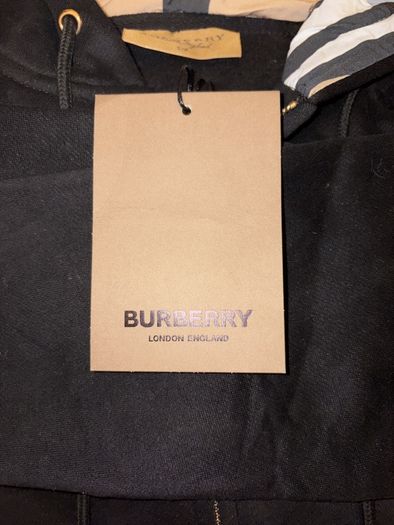 Burberry Black ZipUp Jacket Authentic