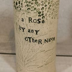 Sarah Mckenna Ceramic Vase A Rose By Any Other Name Irish Handmade Pottery