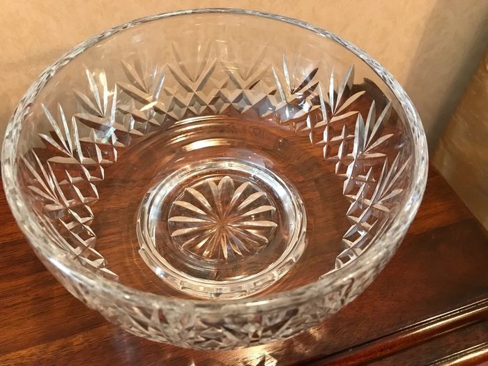 Heavy crystal bowl