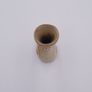 Vintage Frankoma Pottery 31 Snail Flower Bud Vase Plainsman Brown Satin Image 4