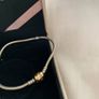 Pandora 14k gold clasped silver bracelet Image 2