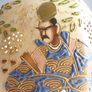 Large antique Kinkozan signed hand-painted Satsuma vases Image 7