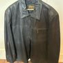 Mens Leather Jacket Black XXL Image 2