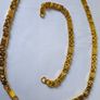 24K Solid Yellow Gold Round Chain and bracelet for men Image 2