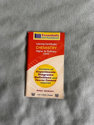 Essentials unfolded leaving certificate chemistry higher level and ordinary level book