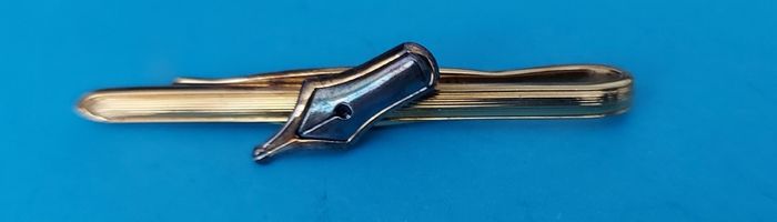 Mont Blanc Gold "nib" Tie Clip