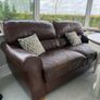 Boletelli Butterscotch Leather 3 Seater Sofa Image 2