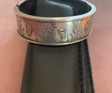 Antique Silver Bangle