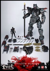 Threezero Exclusive FullMetal Ghost Shadow Blade Ninja Mecha Figure