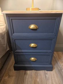 solid wood bedside lockers