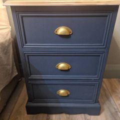 solid wood bedside lockers
