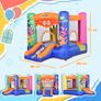 Bouncy Castle Inflatable Basket Trampoline Slide Monster Design 2.9 x 2 x 1.55m Image 2