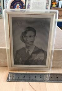 Vintage Queen Elizabeth II Coronation Fairylite Lenticular Hologram