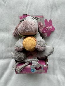 Disney Eeyore Donkey from Winnie the Pooh Plush Toy with pot flowers new Please look at the pictures