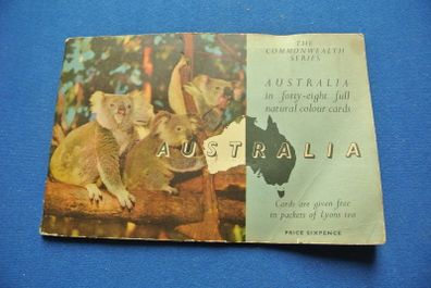 Australia - The Commonwealth Series - 1958-  - Australia In Forty-eight Full Natural Cards (lyons Tea)