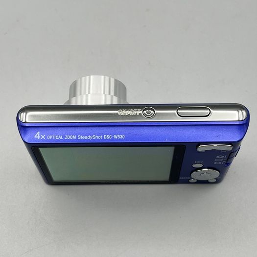 Sony Cyber-shot DSC-W530 14.1MP Digital Camera Blue\Purple - Full Kit